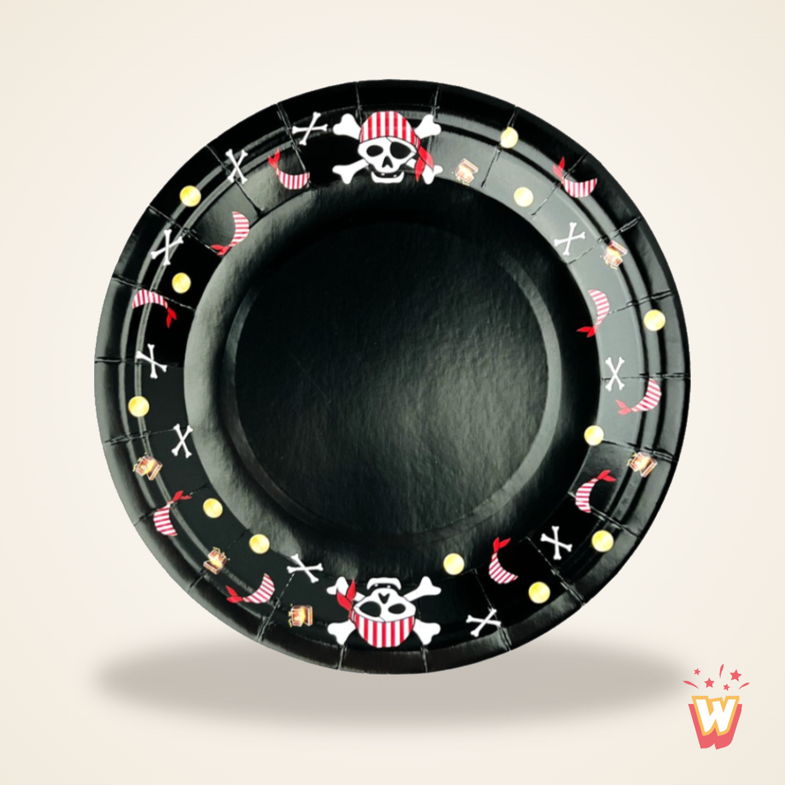 Assiettes pirate